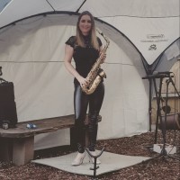 Clare Plays Sax